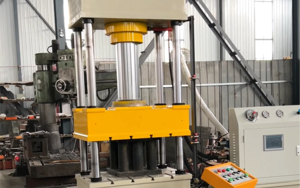 100吨四柱液压机,做汽车配件拉伸件使用的液压拉伸机#液压拉伸机厂家