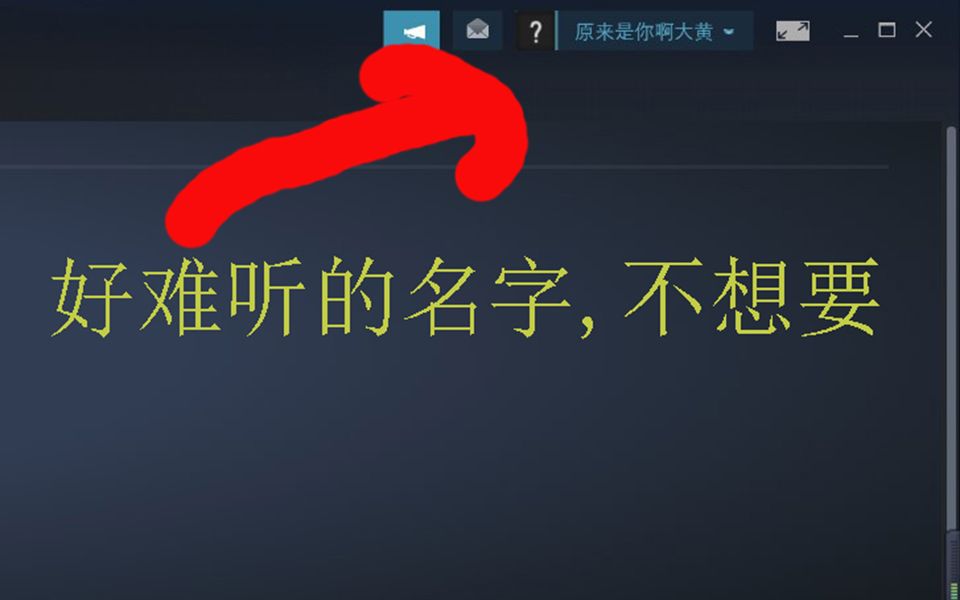 在steam上改名字杂谈