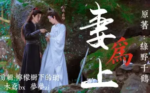 Descargar video: 【剧版忘羡】妻为上 第一集 （绿野千鹤原著 重生高甜 双洁）