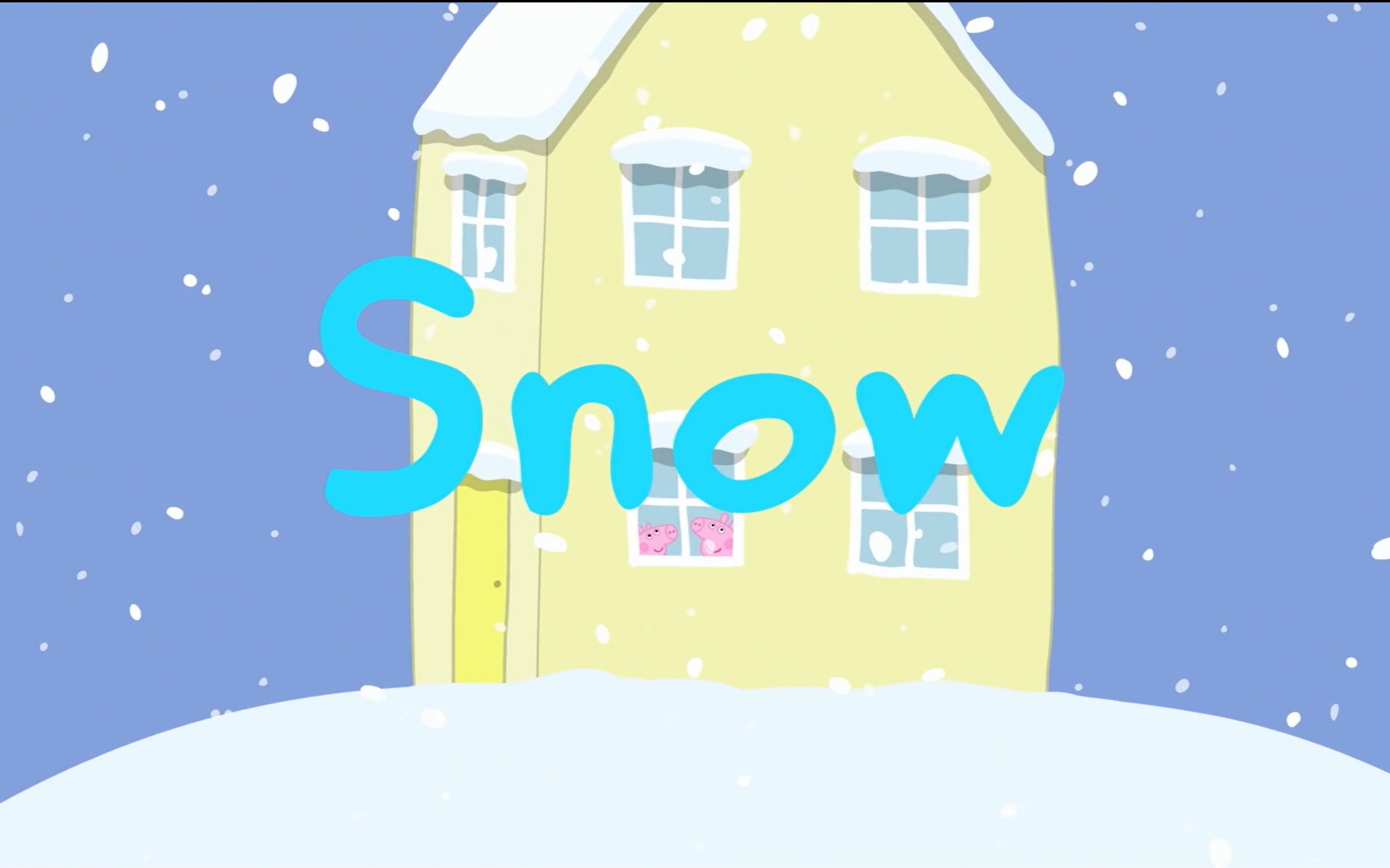 [图]（小猪佩奇）Snow【英文字幕】