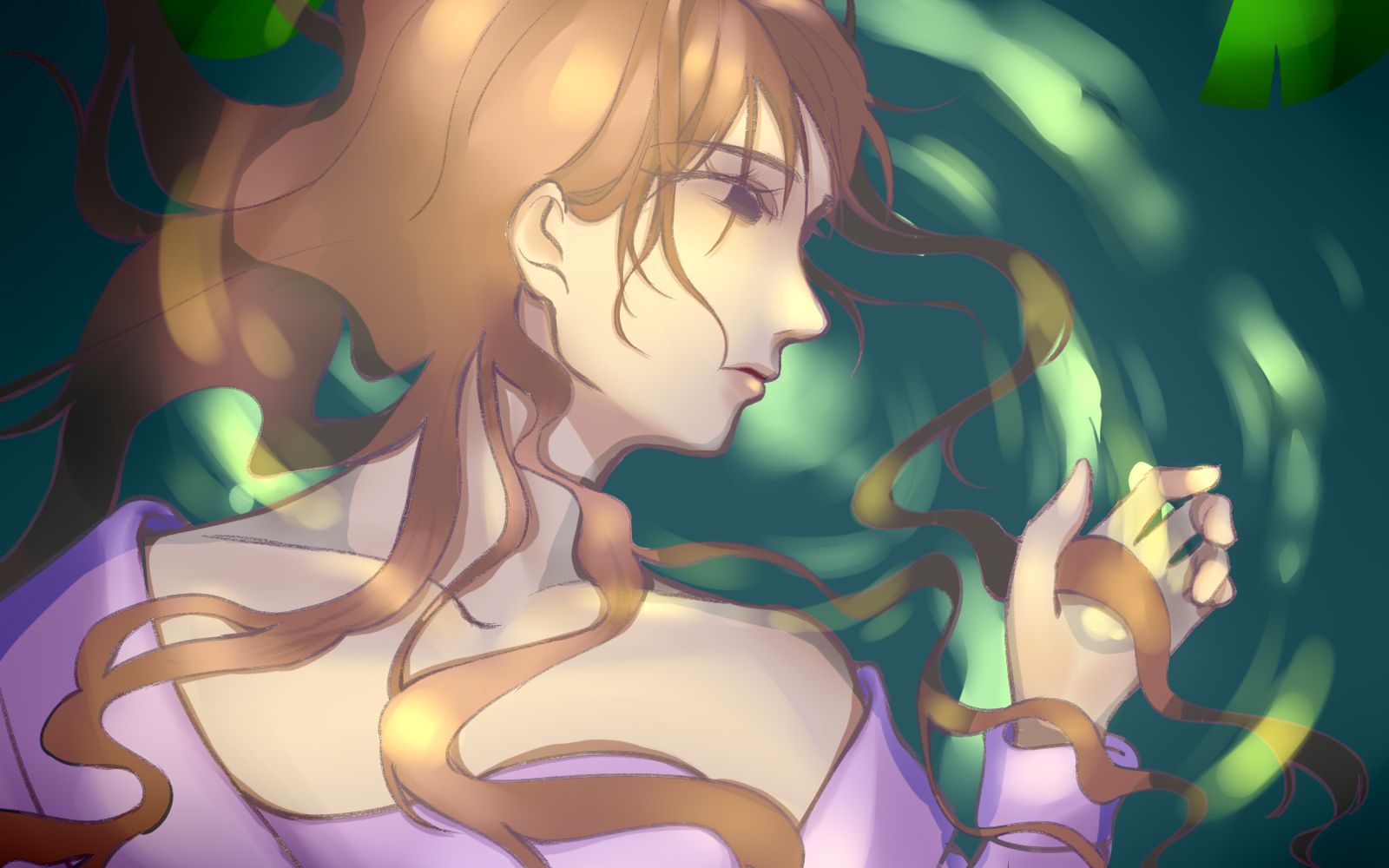 【板绘】 奥菲利亚 绘画过程_哔哩哔哩 (゜-゜)つロ 干杯~-bilibili