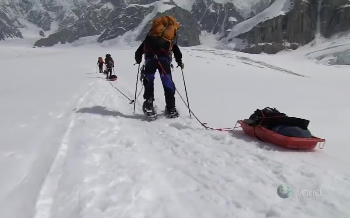 【北美洲最高峰——丹奈利峰登山探险纪录片】Denali Mt McKinley 阿拉斯加山脉 麦金利山 极限运动哔哩哔哩bilibili