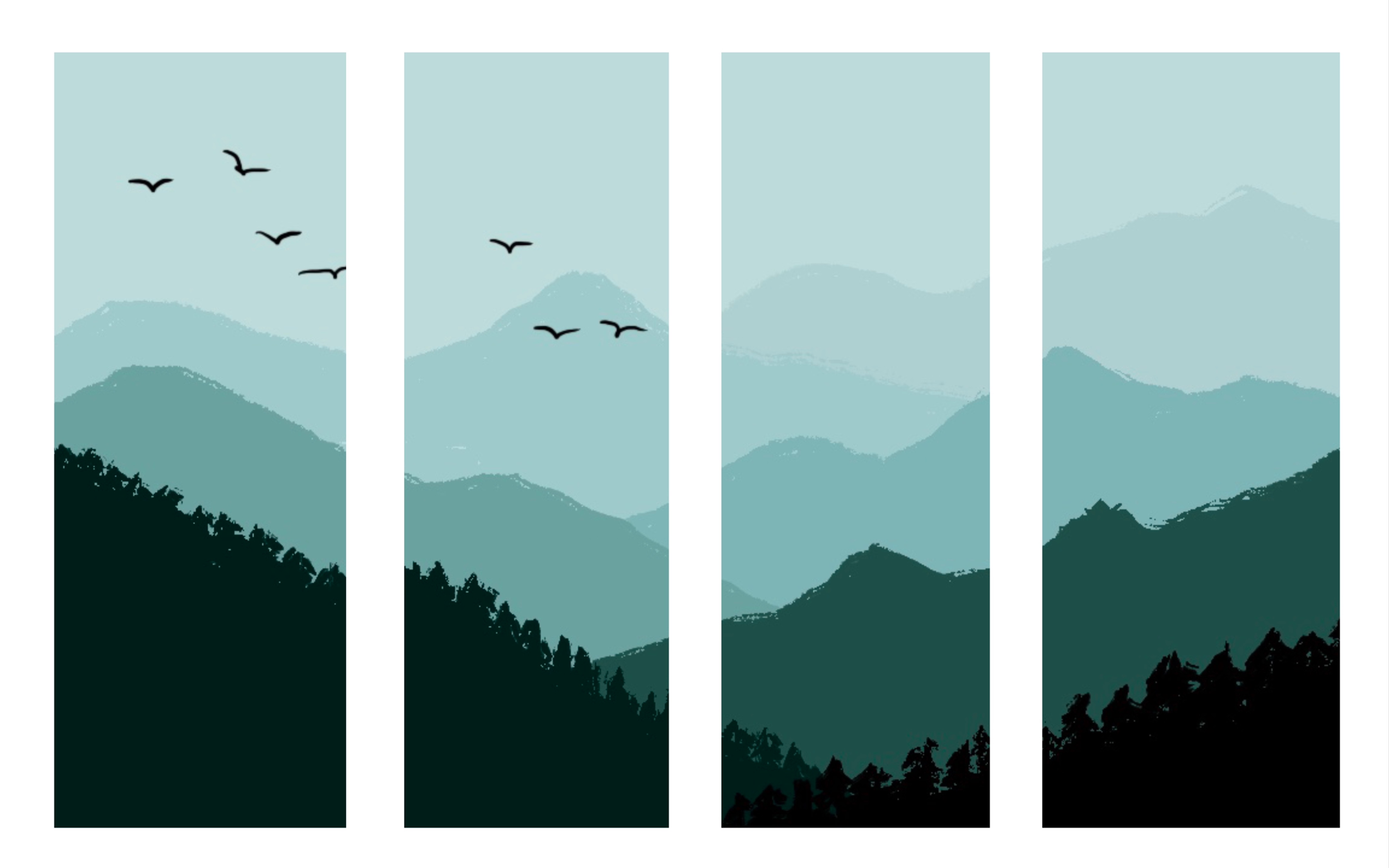 【procreate零基础 原速录屏 绘画教程】#远山青黛