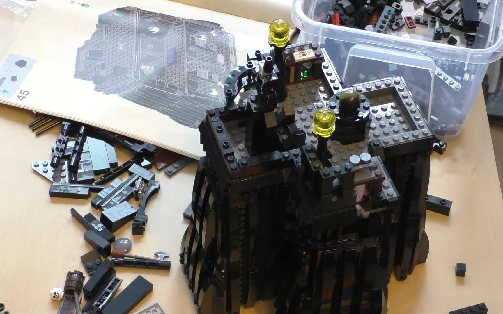 乐高10237欧散克塔moc改建过程