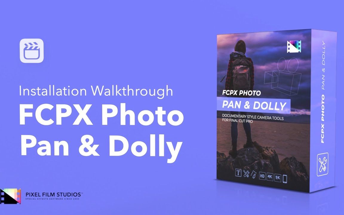 fcpx中文插件 照片3D视差镜头平移缩放景深效果工具 FCPX Photo Pan and Dolly哔哩哔哩bilibili