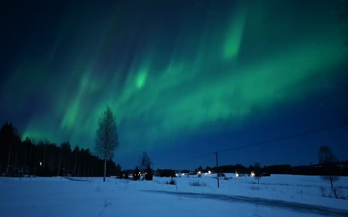 北极光  即时 Northern Lights in Real Time Aurora Borealis哔哩哔哩bilibili