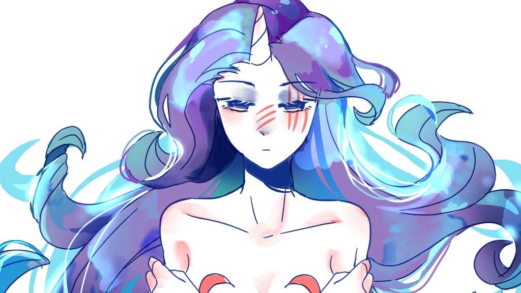 【mlp黑暗六同人/手书/稀有派】bathtub mermaid_哔哩哔哩_bilibili