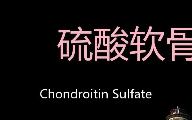 硫酸软骨素 Chinese Pronunciation Chondroitin sulfate哔哩哔哩bilibili