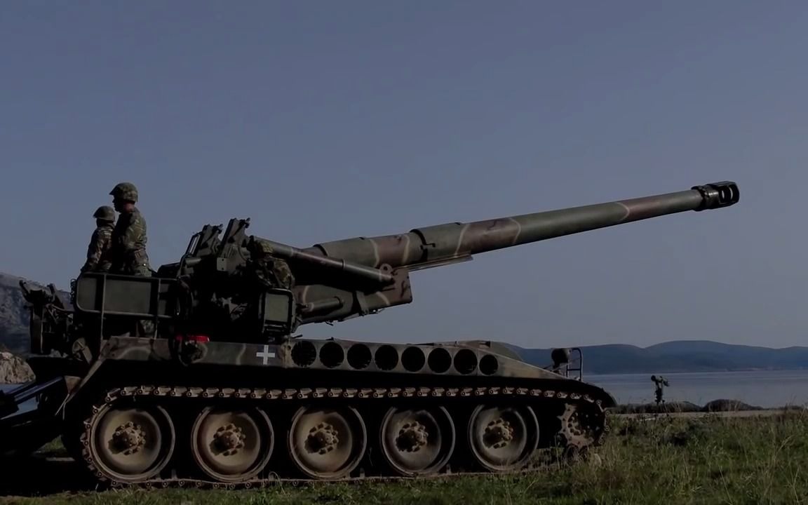 m110a2 sp 火炮射击._哔哩哔哩_bilibili