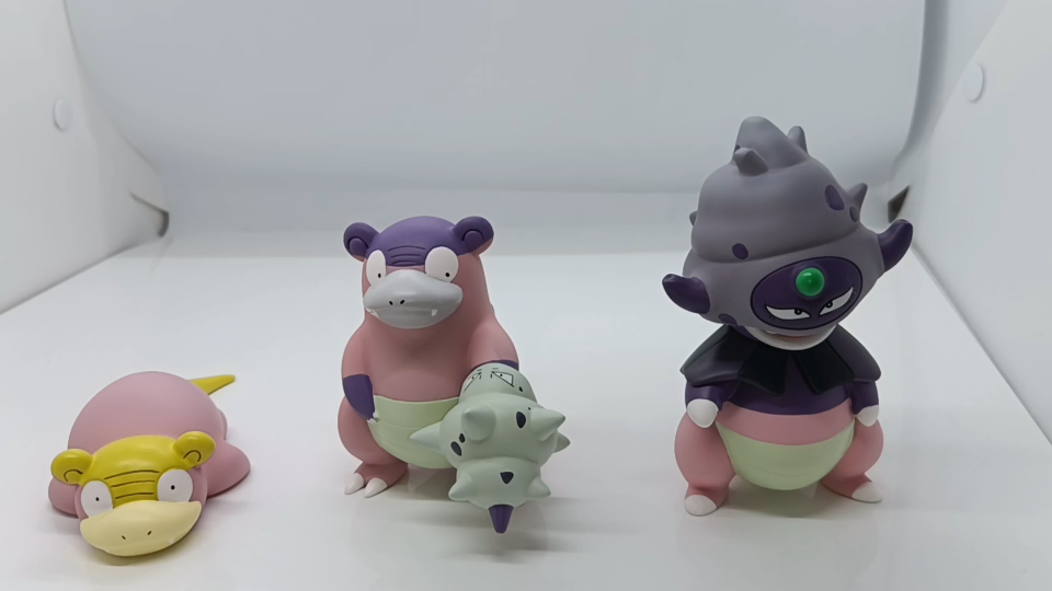 宝可梦模型 伽勒尔地区形态 呆呆兽 呆壳兽 呆呆王 1比20比例_哔哩