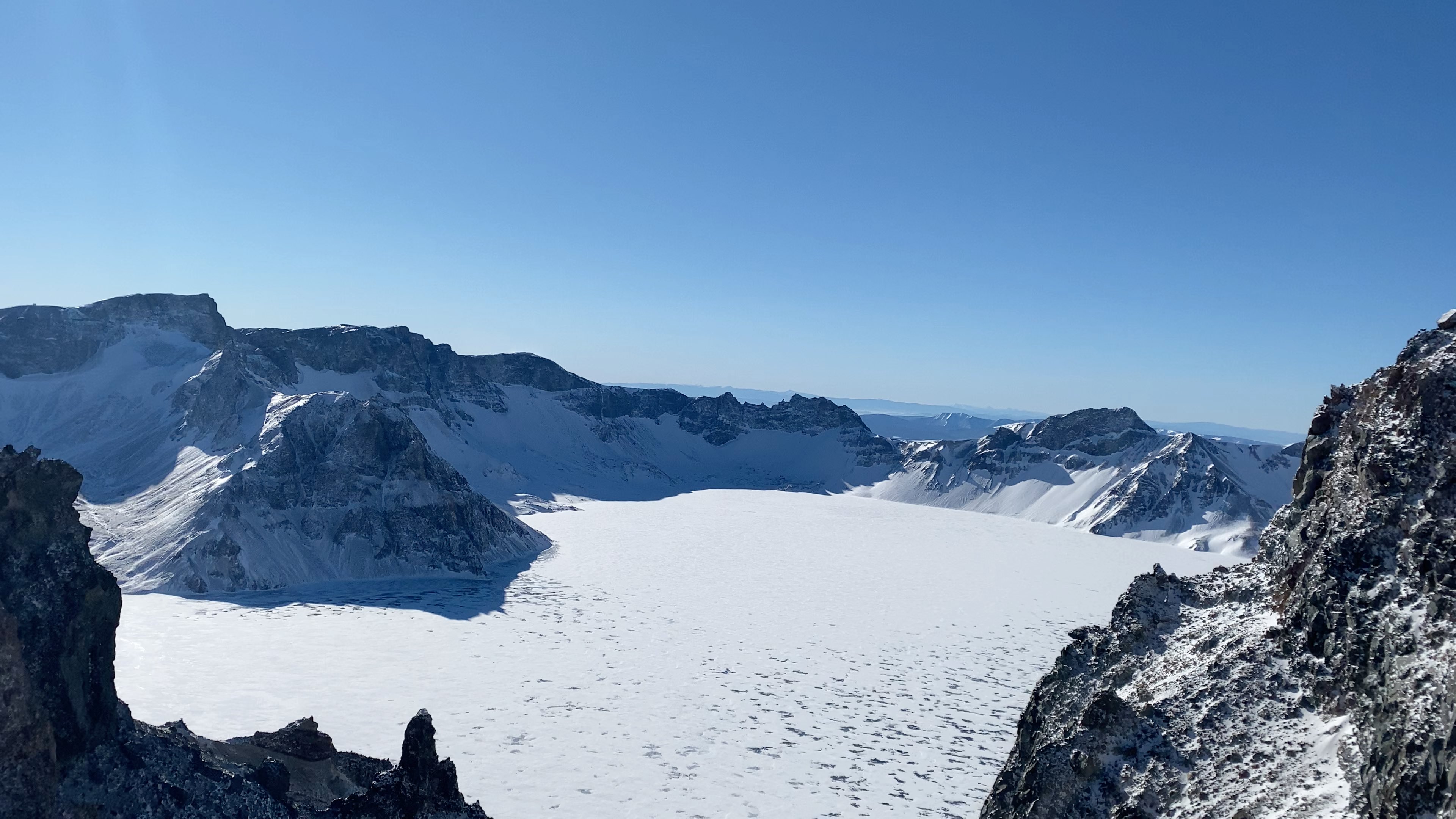 美丽的长白山天池