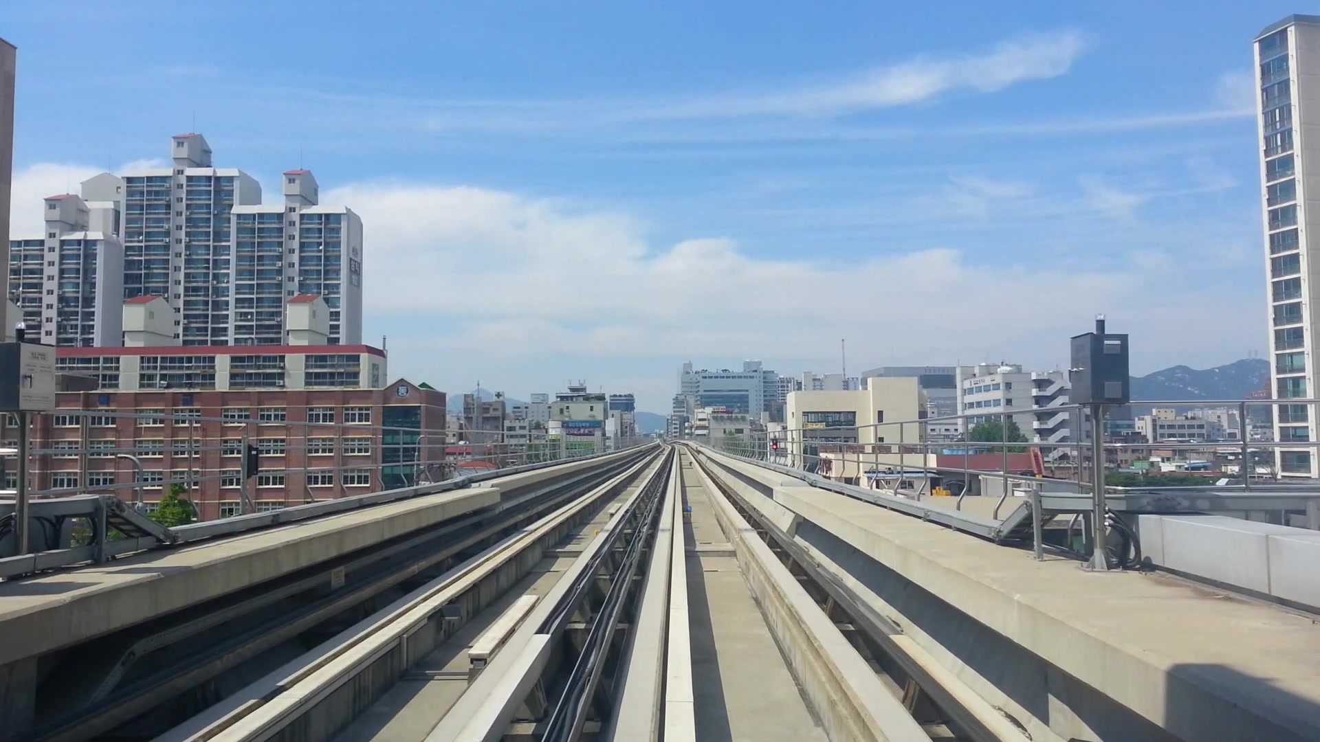 【韩国铁道】议政府轻电铁前方展望(钵谷站~塔石站)