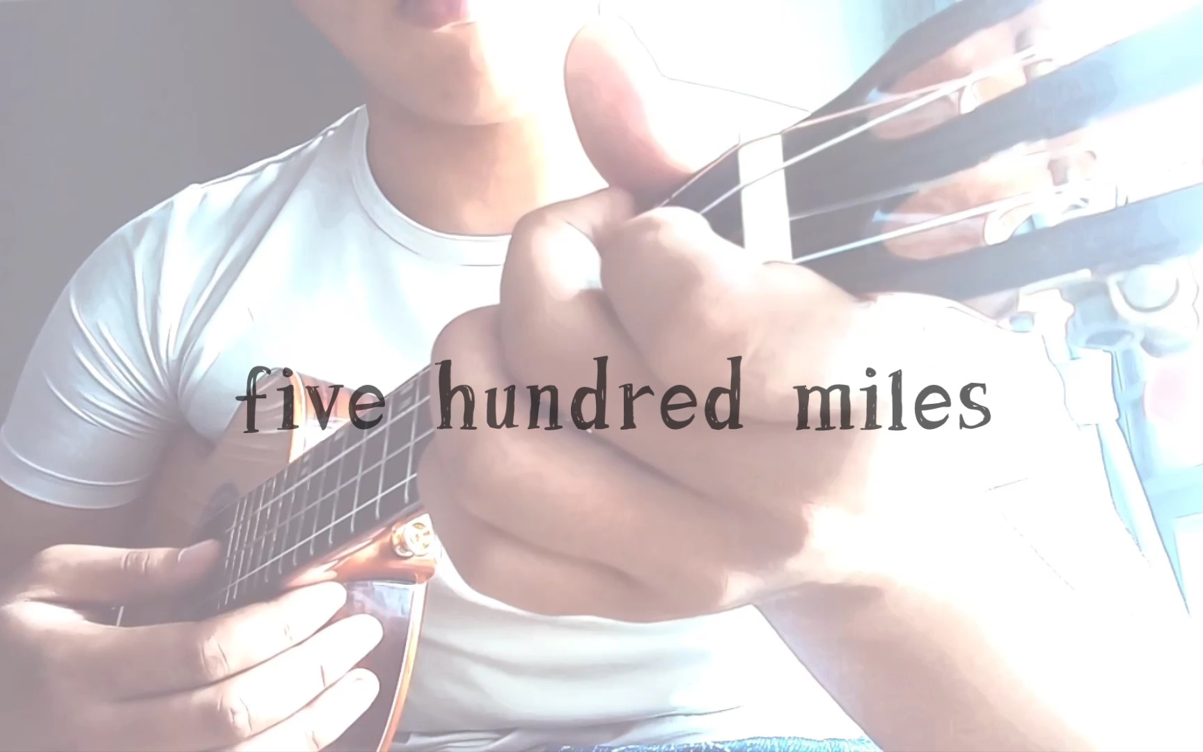 [图]Five hundred miles 尤克里里 500miles 指弹 ukulele