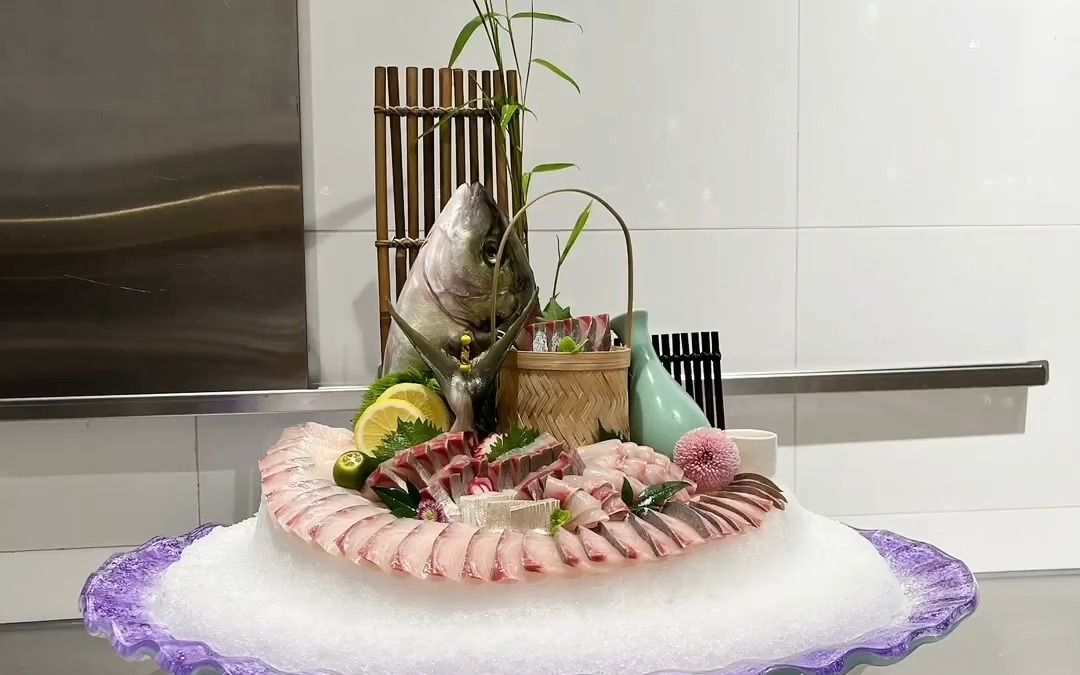 池鱼王刺身,口感不错!