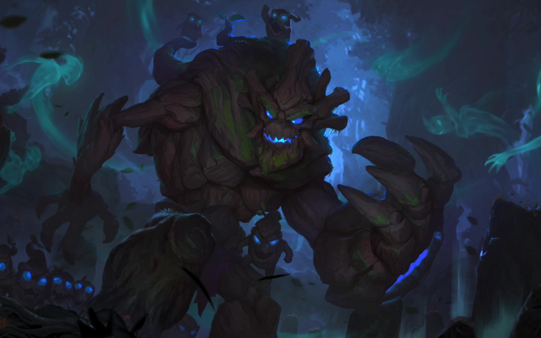 扭曲树精 maokai - 符文之地传说 legends of runeterra 游戏内卡牌