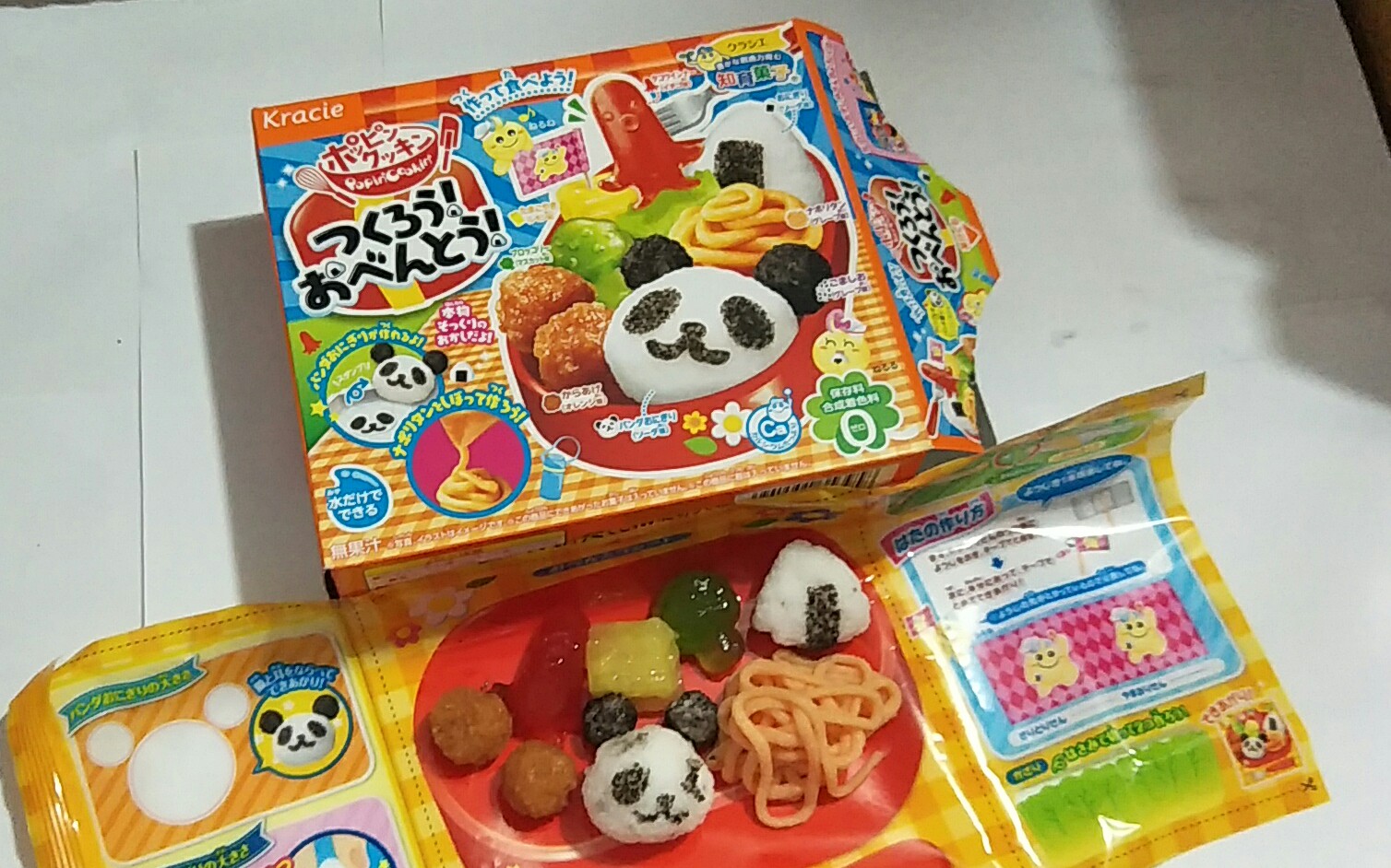 【日本食玩】嘉娜宝熊猫便当#买家秀与卖家秀,孩子哭了,panda也哭了