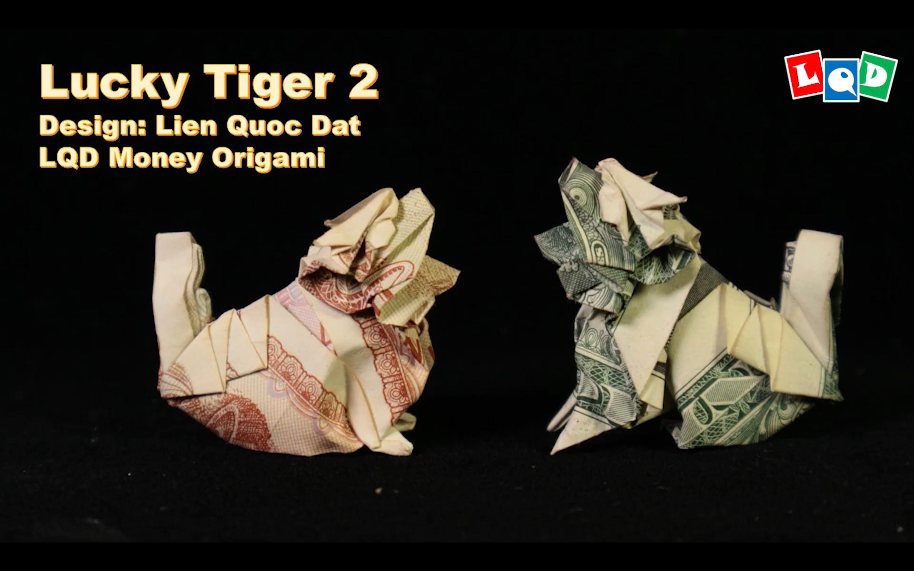 [图]【折纸搬运】- LQD - 吉祥虎2 - Lucky Tiger 2 (Lien Quoc Dat) - LQD Money Origami