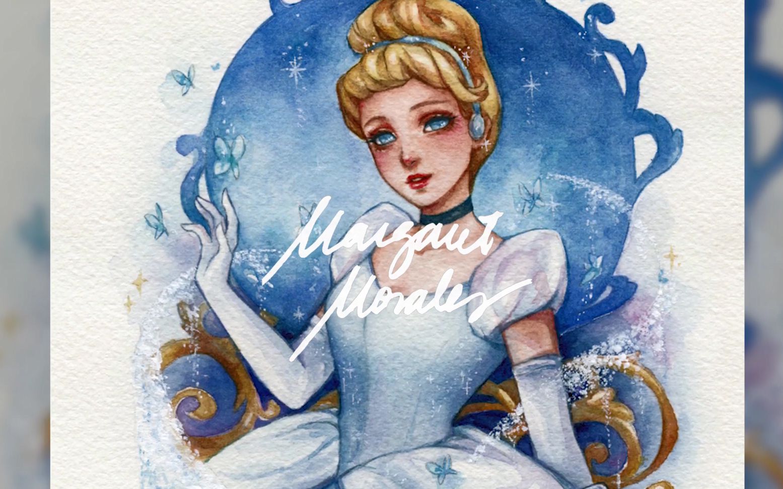 margaret morales67 | 人物水彩~灰姑娘