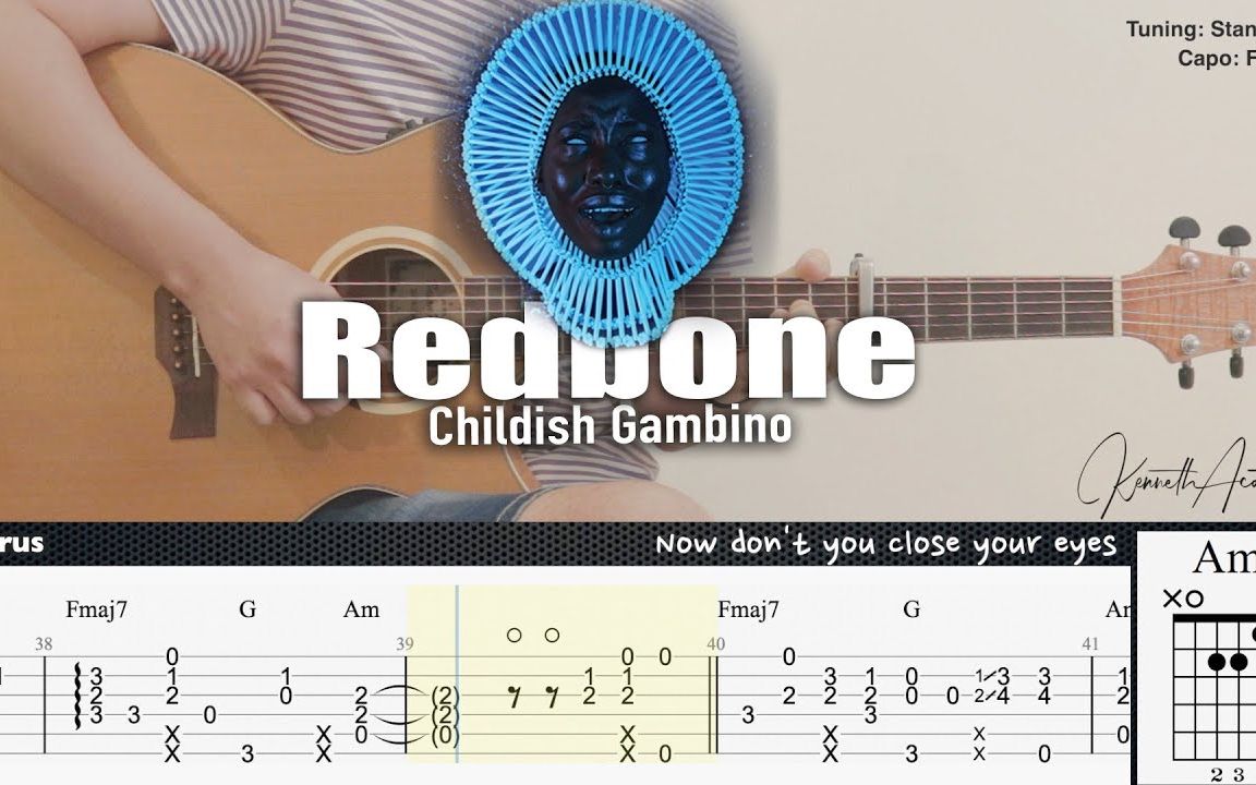 [图]【吉他翻弹】你从未听过的一版Redbone (Childish Gambino)