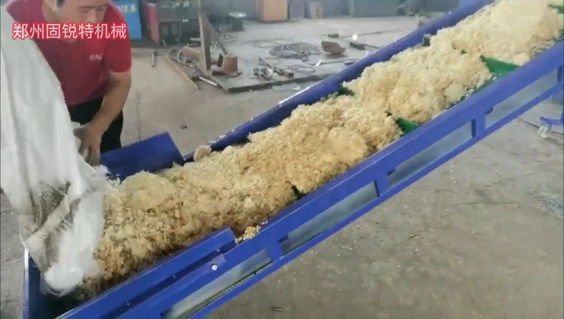 刨花打包机 锯末木屑压块机 卧式压包机