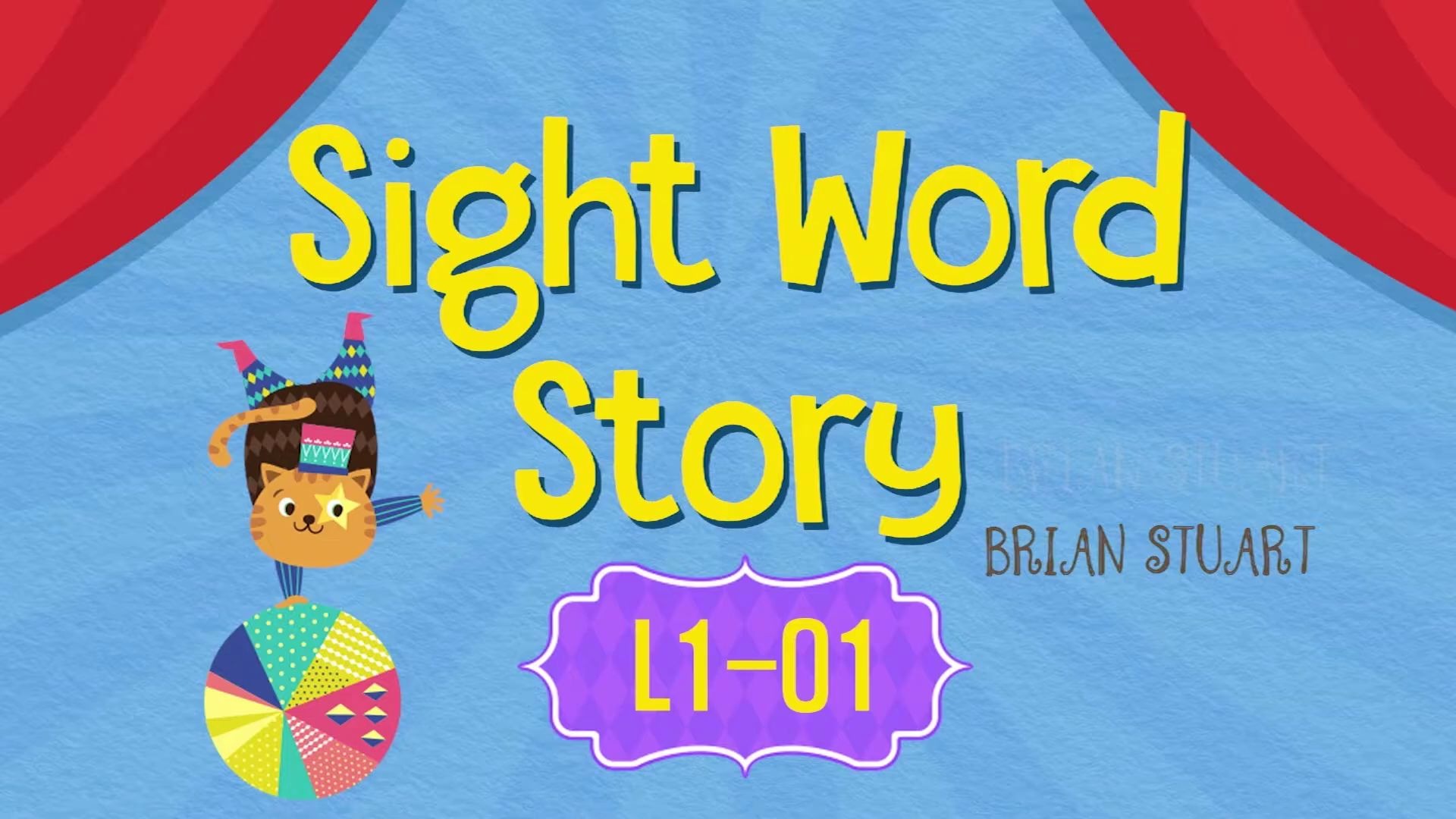 [图]跟Brian老师学习Sight Word Story Level 1 （1-20全集）