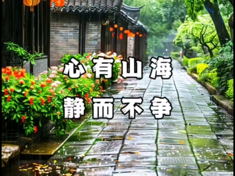 心有山海,静而不争哔哩哔哩bilibili