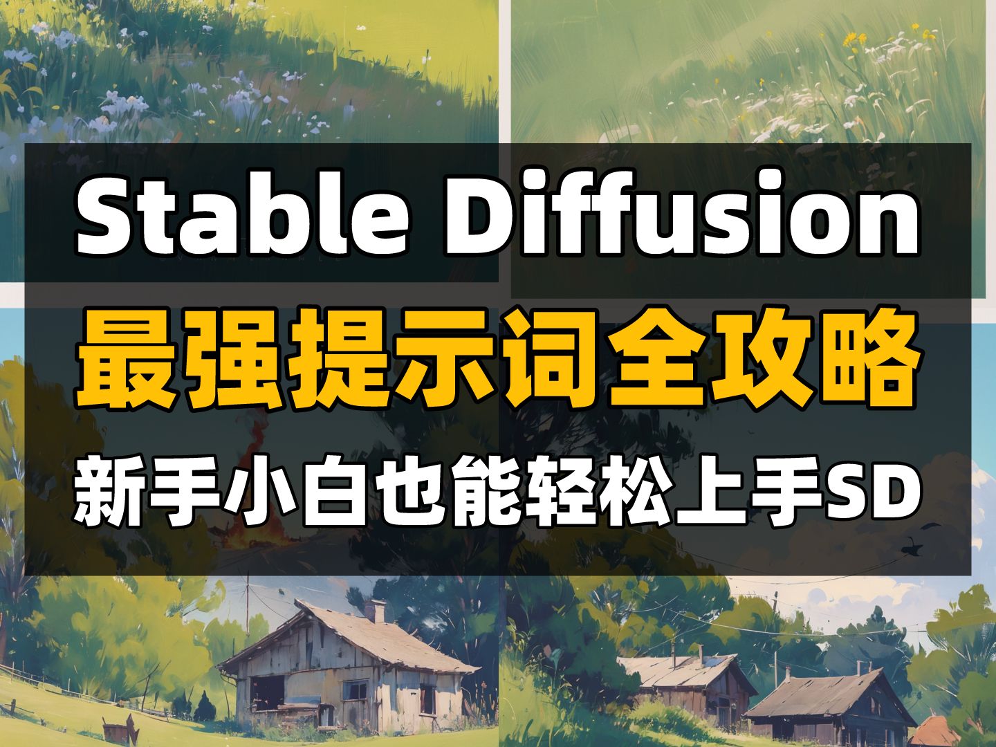 Stable Diffusion最强提示词攻略,1200种提示词库一键使用!满足你99%绘画内容需求!支持WIN/MAC哔哩哔哩bilibili