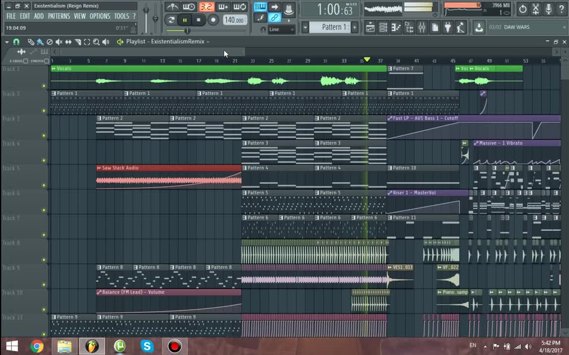 电音工程展示melodicdubstep风格优秀混音作品工程走带existentialism