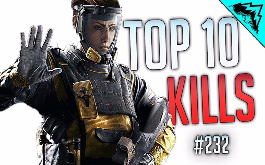 【彩虹六号:每周巅峰】本周世界水友的 - top - 10 精彩ace,透视自瞄