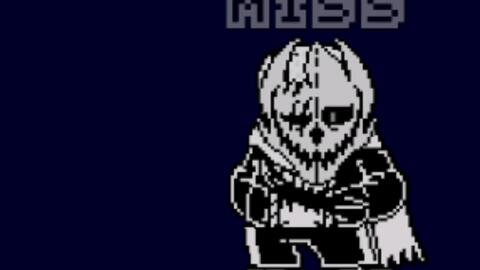 undertale hard mode sans fight by eden）全阶段过关（一阶段三药）_单机游戏热门视频