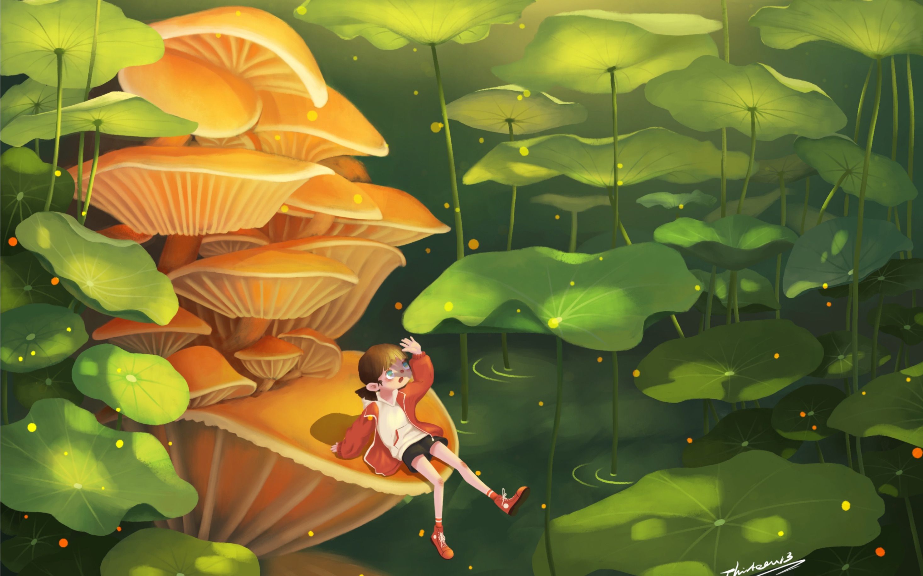 【thirteen十三原创插画】ipad pro artstudio pro绘画半厚涂系列奇妙