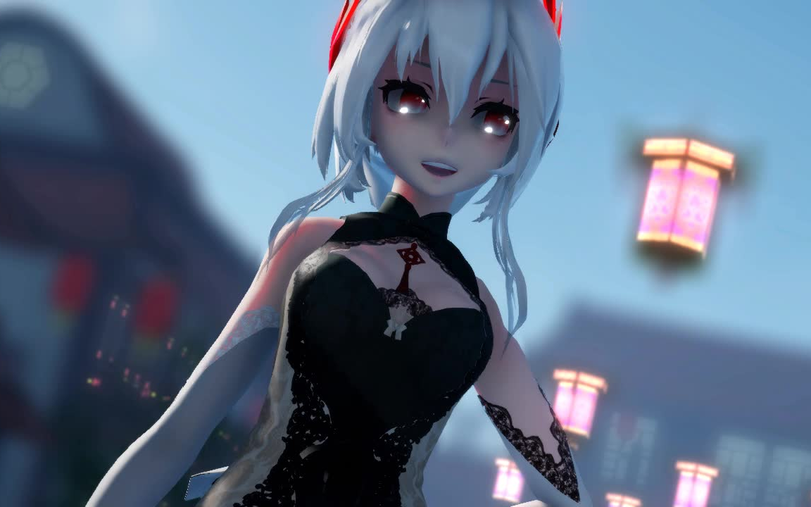 【mmd】弱音姐姐的桃花旗袍~