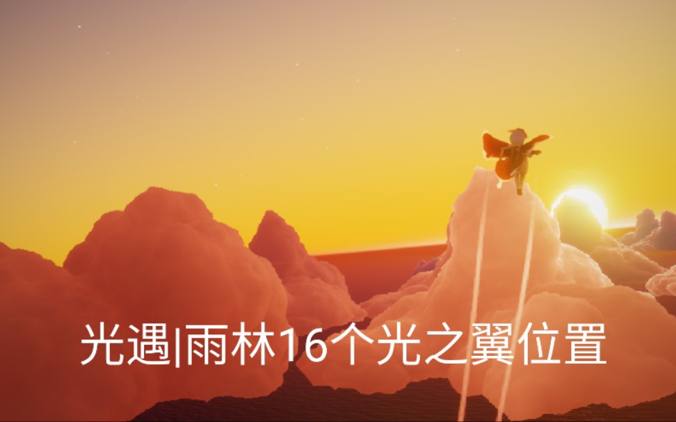 光遇雨林16个光之翼位置