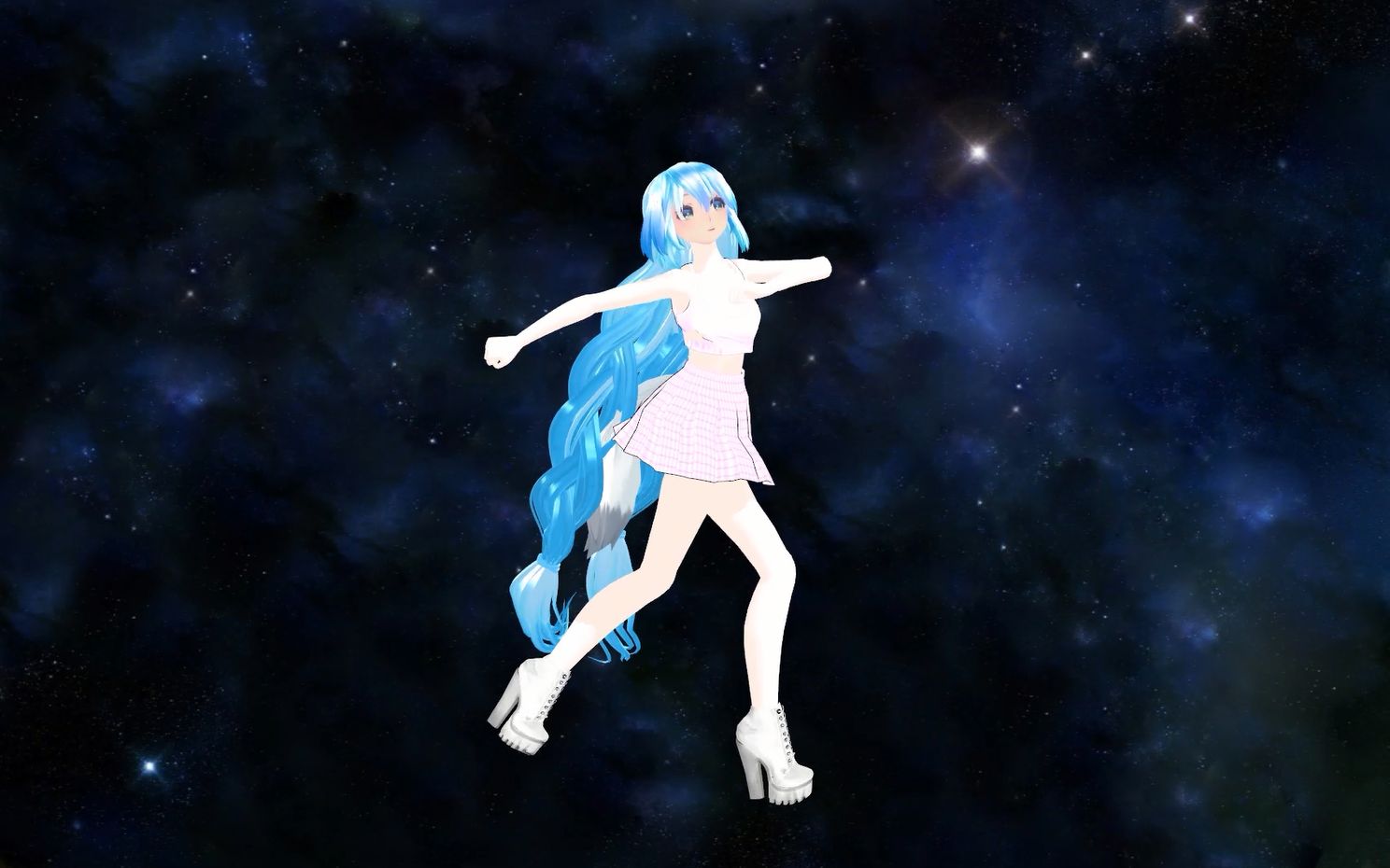 [图]【MMD】酒醉的蝴蝶 / 半裙高跟初音