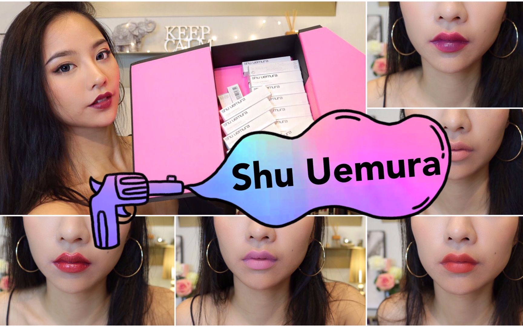 植村秀无色限玩色水润唇膏38色全试色 | Shu Uemura Rouge Unlimited|Jessica Lin哔哩哔哩bilibili