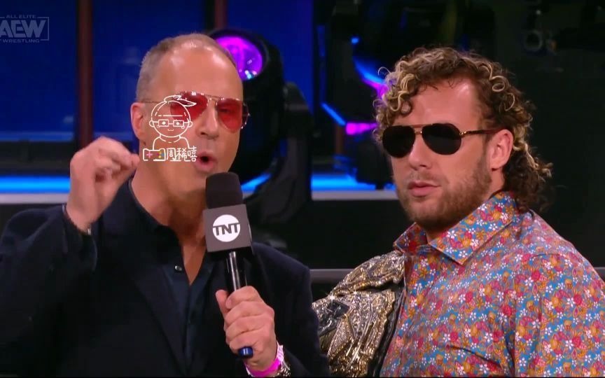 【名场面】肯尼 奥米加(kenny omega)调侃电流铁丝网死亡赛结局_哔哩