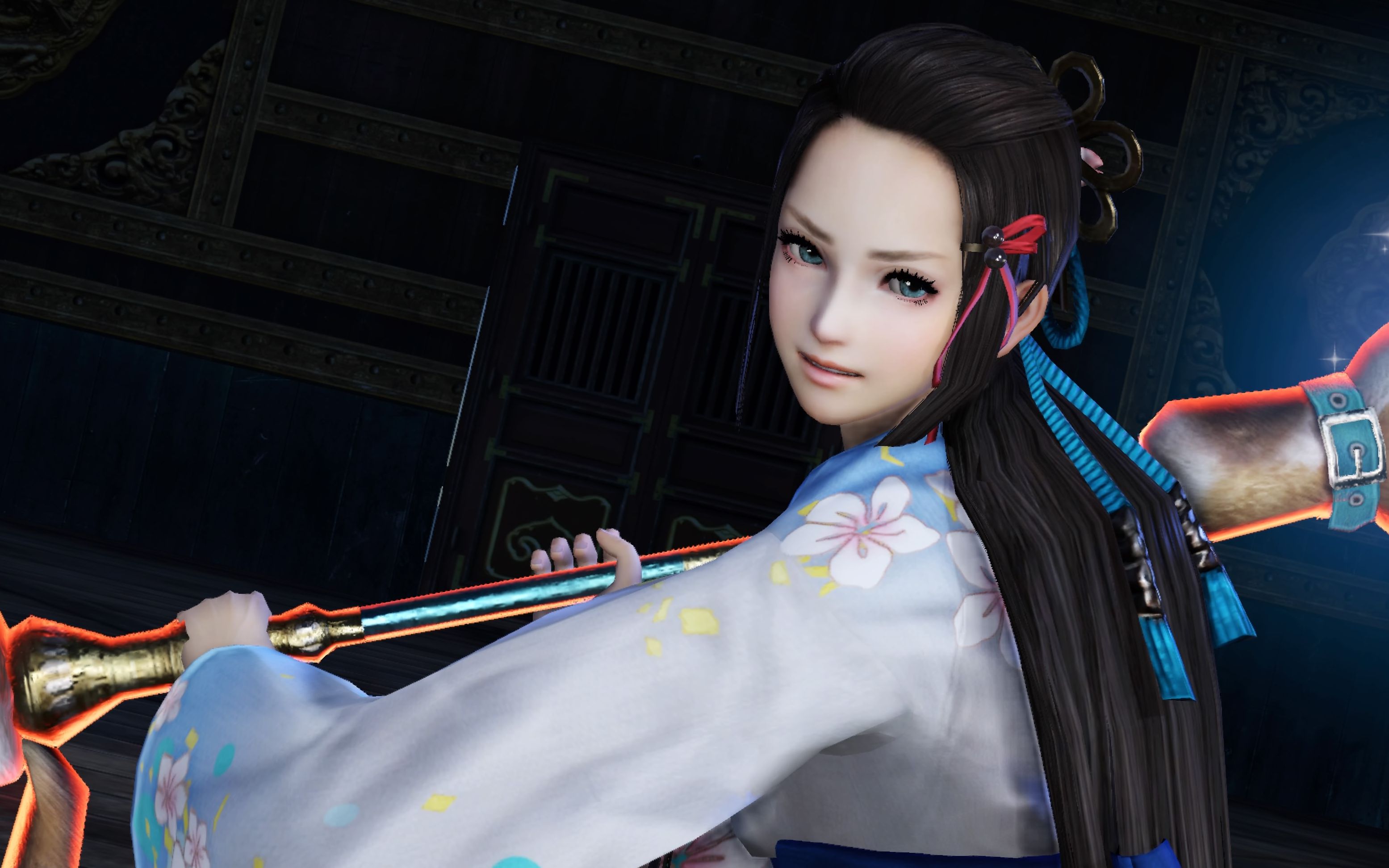 【无双大蛇3u】早川殿的和服实在是太美了