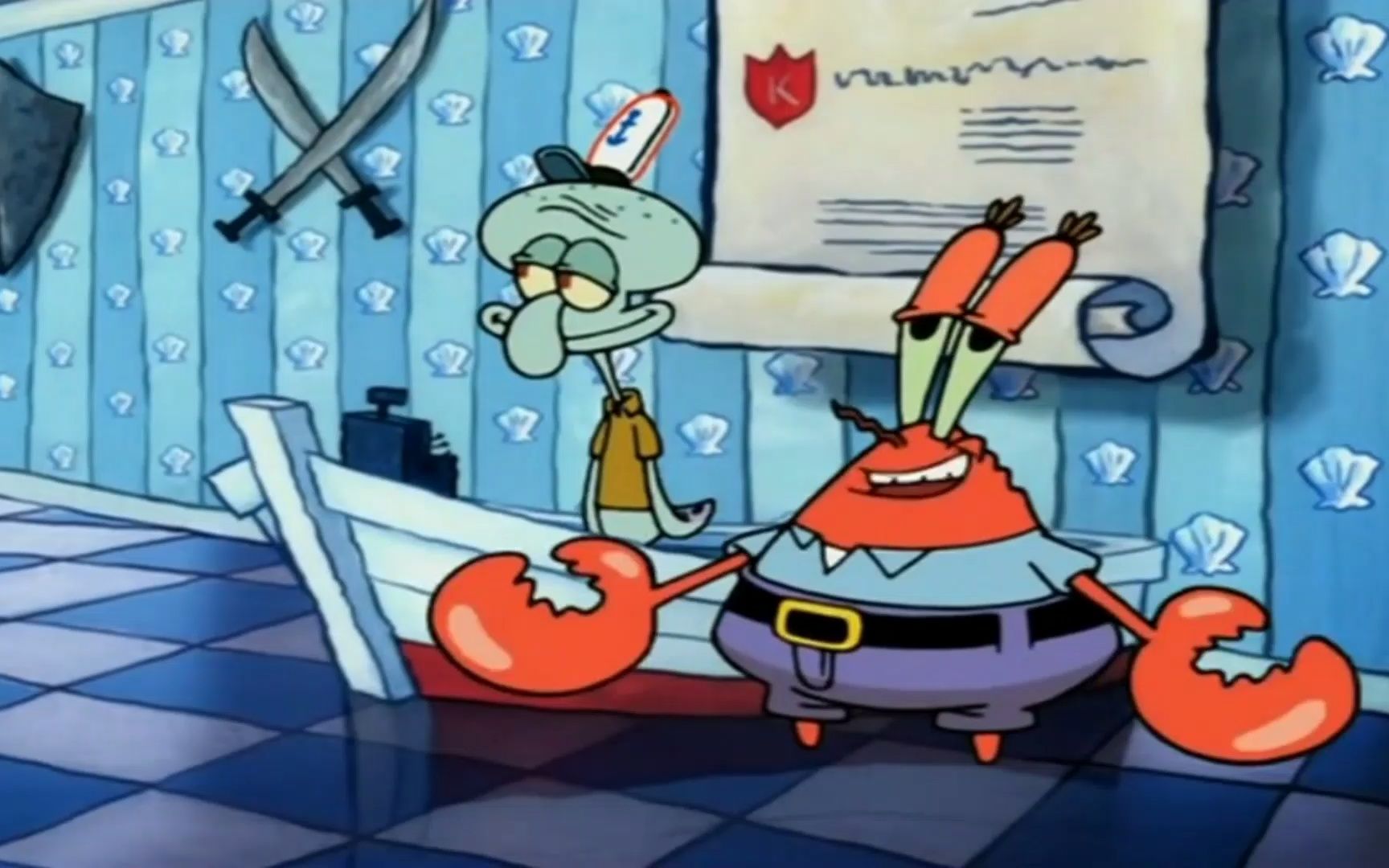 蟹堡王太破烂,吸引不到顾客,蟹老板花大价钱重新装修