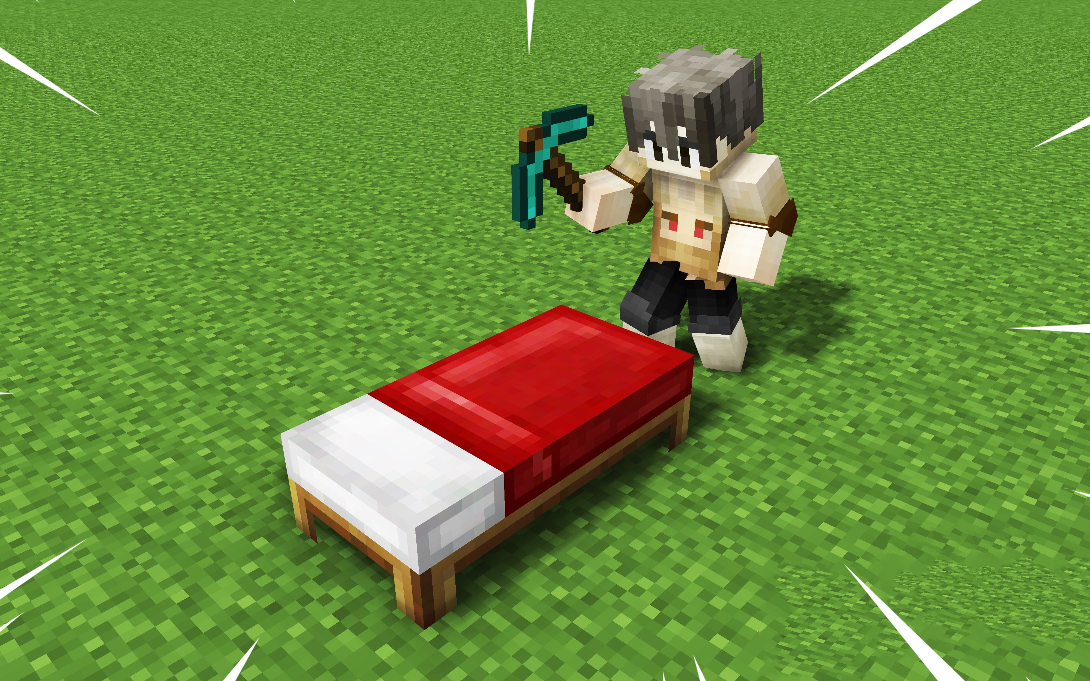 起床战争:轻松拆三床看着太好玩了!