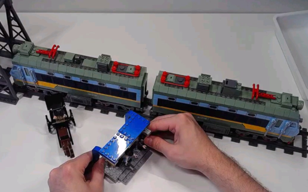 开智积木火车～ss4c韶山4c电力机车 速拼_哔哩哔哩_bilibili