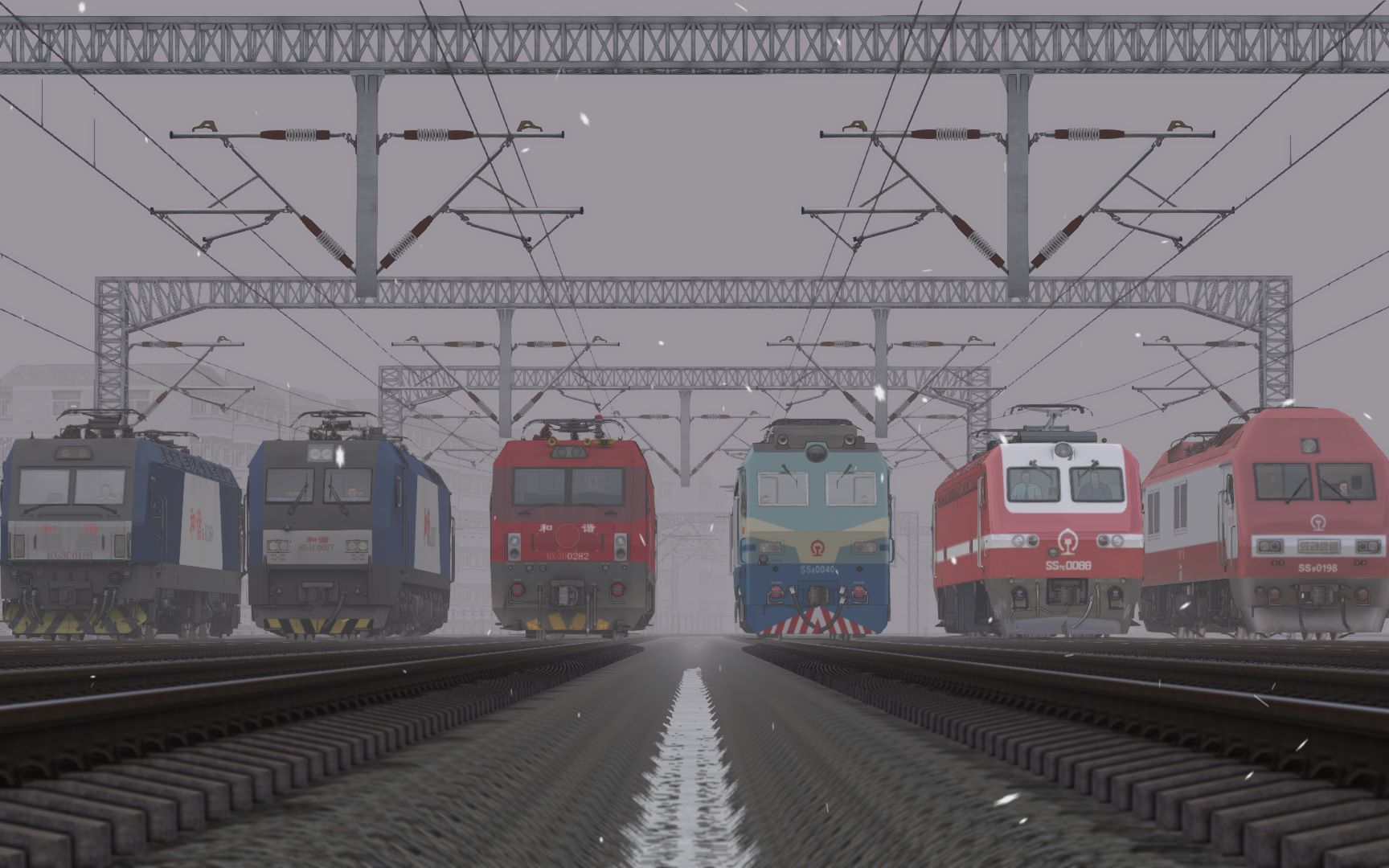 模拟火车2020:hxd3d,ss8,ss7e,ss9g同台竞速,准高机车谁能胜出?