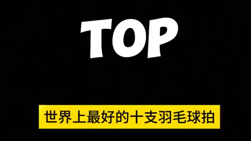 【羽球知识】世界上最好的十支羽毛球拍,你拥有哪一支?哔哩哔哩bilibili