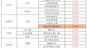 2024年深圳新楼盘房价一览表,深圳各区价格走势图#深圳新房 #好房推荐 #地铁口新房 #深圳楼市 #龙华新房哔哩哔哩bilibili