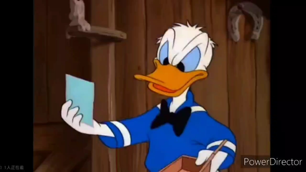 迪士尼唐老鸭的快乐生日(1949)片尾转换米高梅单元剧原版标题卡