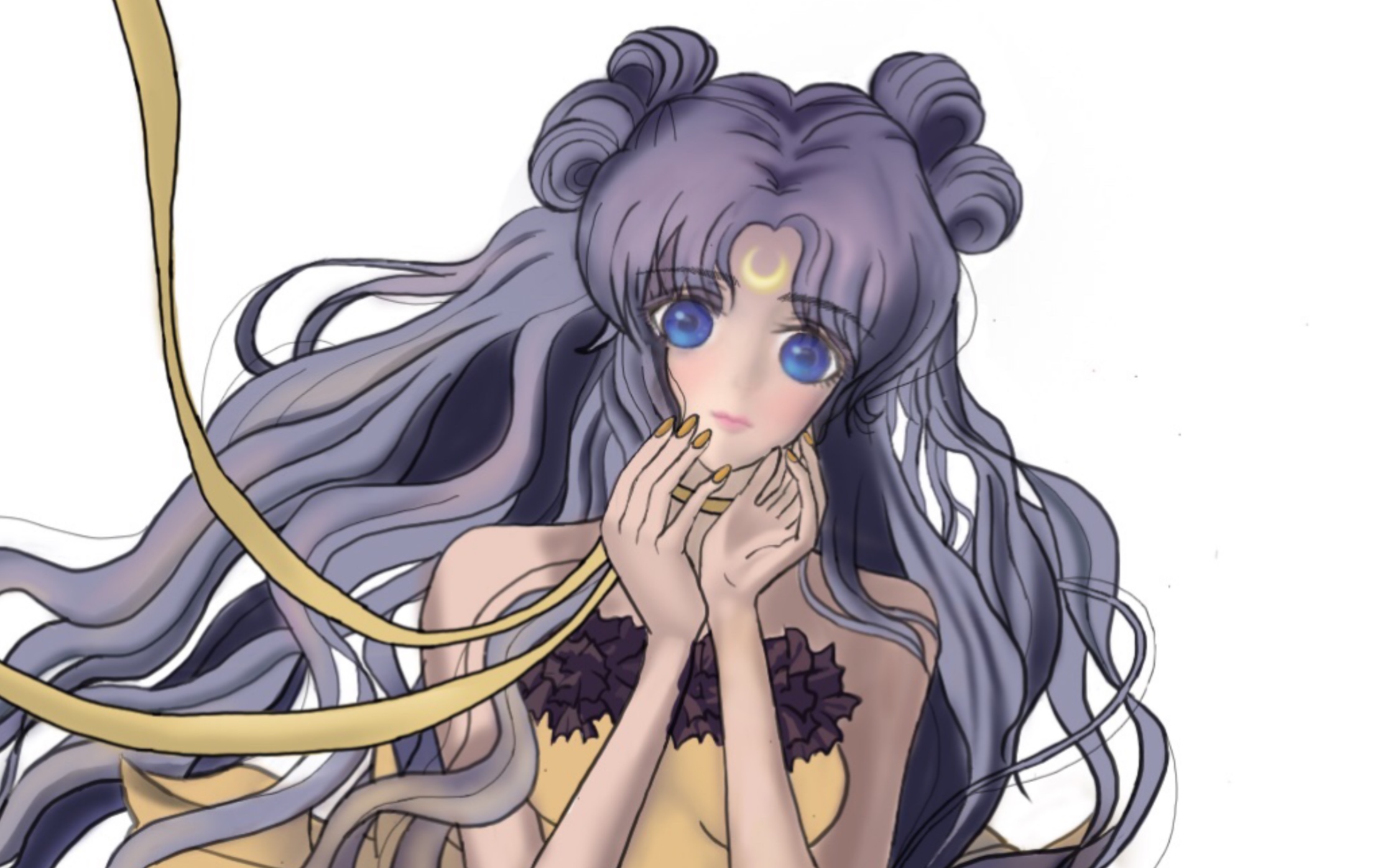 ipad绘变身后的露娜小姐姐美少女战士非教程