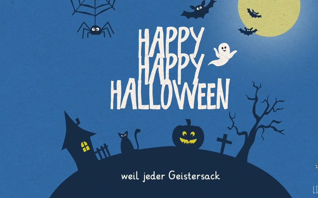 超级可爱的万圣节德语儿歌:Liederkoffer  Happy, happy Halloween哔哩哔哩bilibili