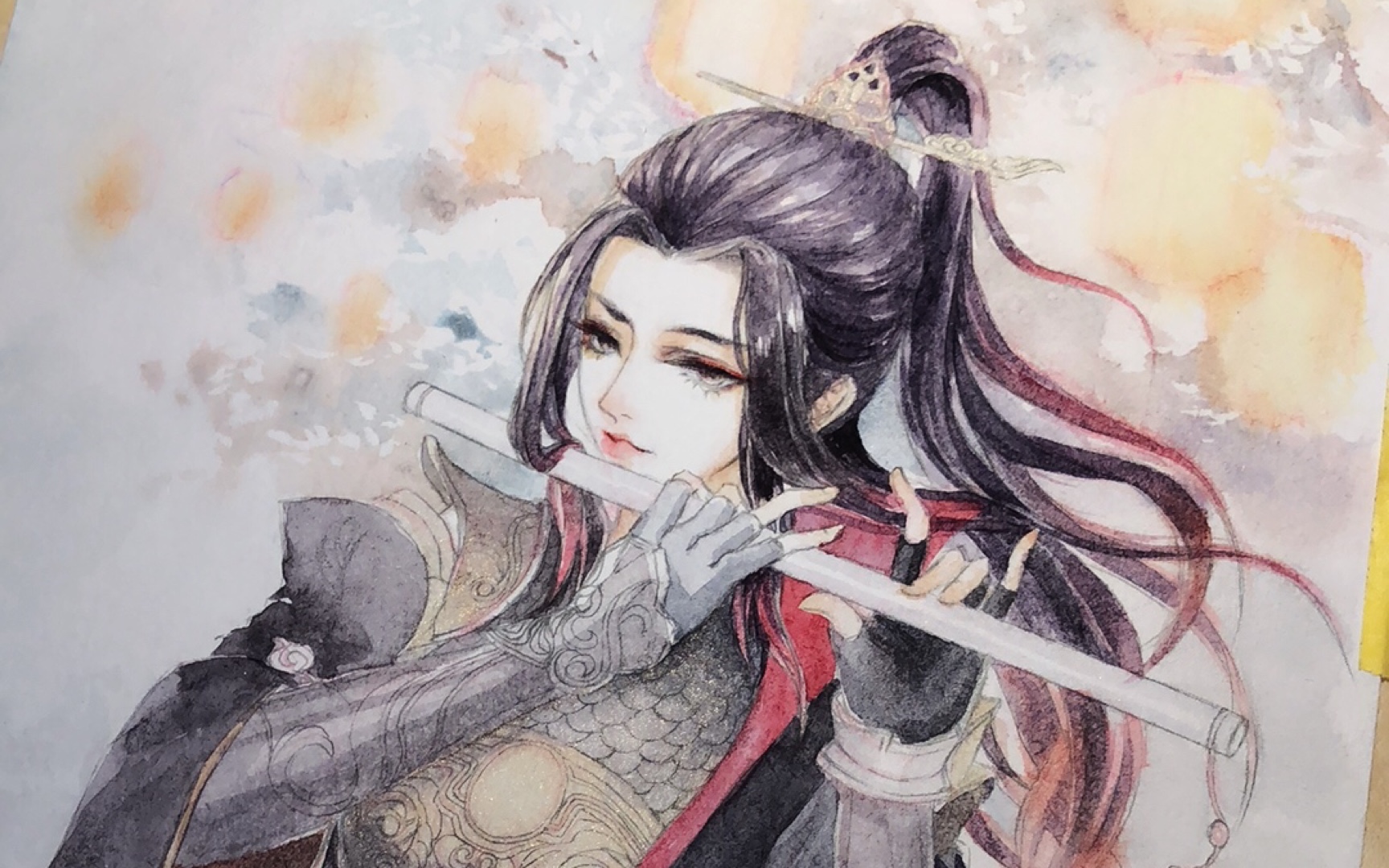 手绘】画一个游戏逆水寒的同人-血河大帝专职前纪念一下【自在门】