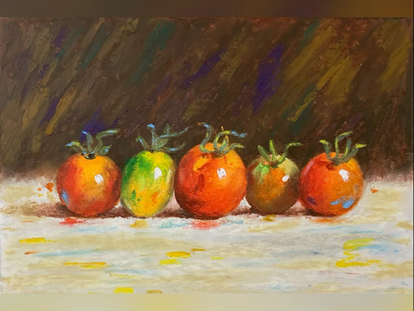 油画棒 彩色小番茄