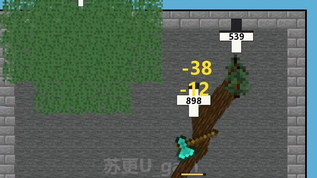 MC小球：云杉树苗VS钻石斧 谁会赢？