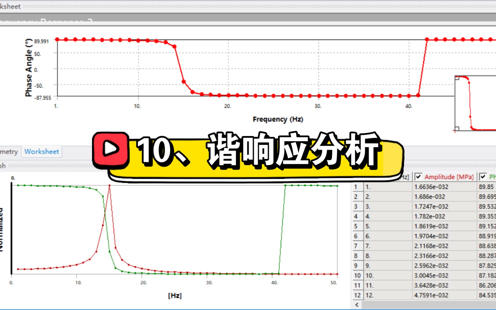 [图]ANSYS workbench2020 【10、谐响应分析】